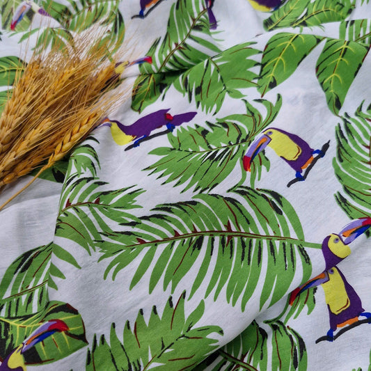 Little Toucan Lightweight Cotton