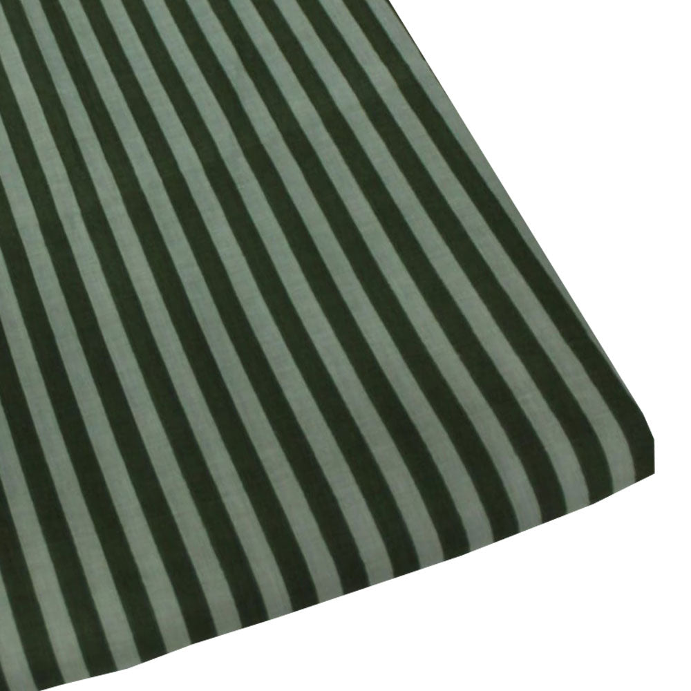 Hand Screen Printed Mid Stripe Forest