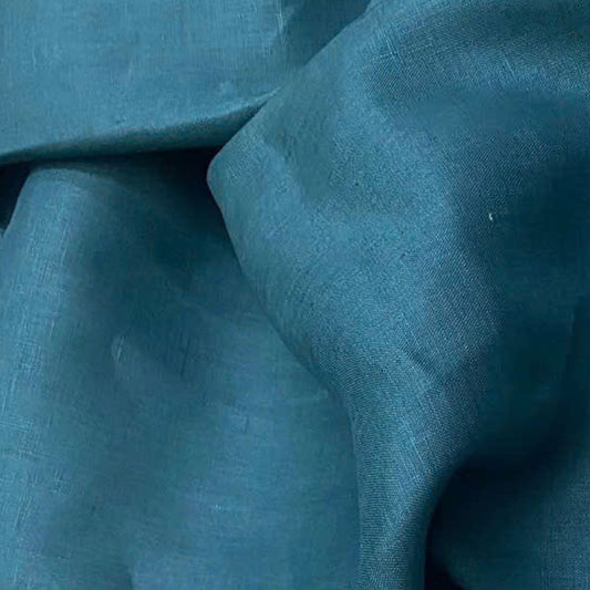 Washed Linen Mosaic Blue