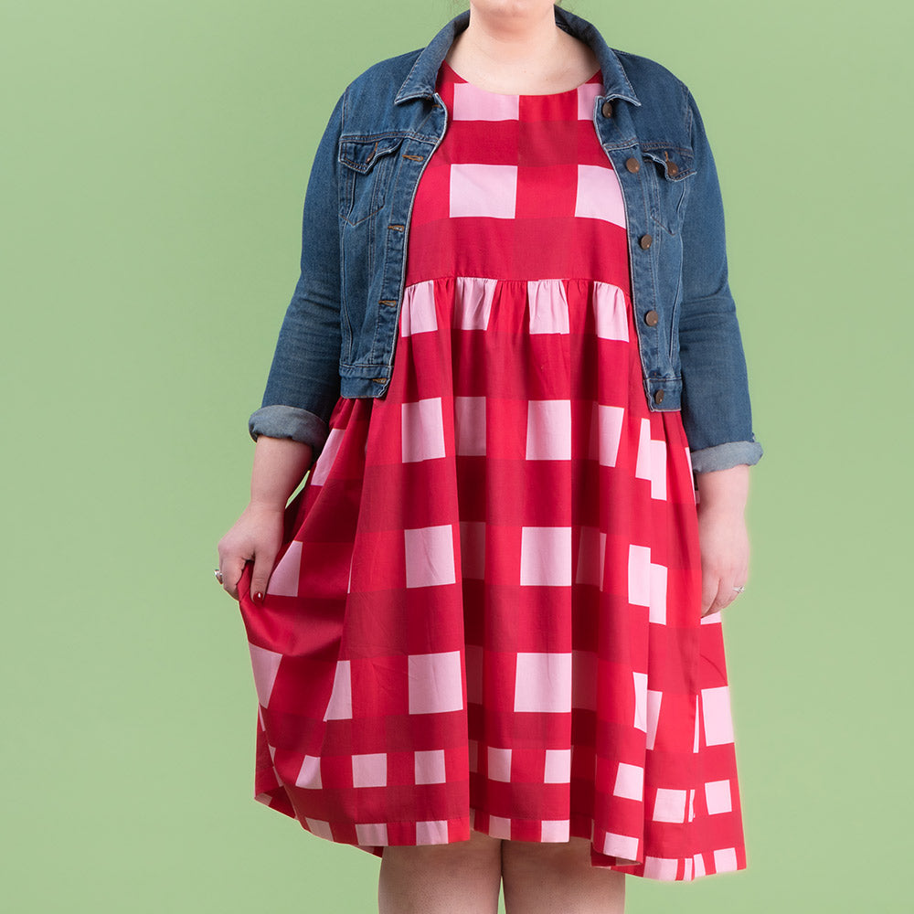 Twin Gingham Red
