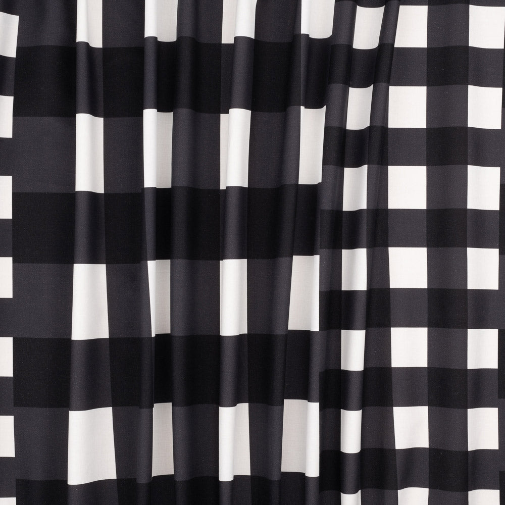 Twin Gingham Black and White