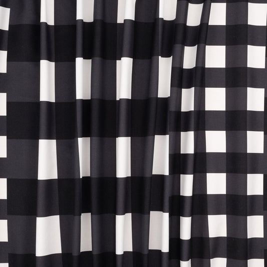 Twin Gingham Black and White
