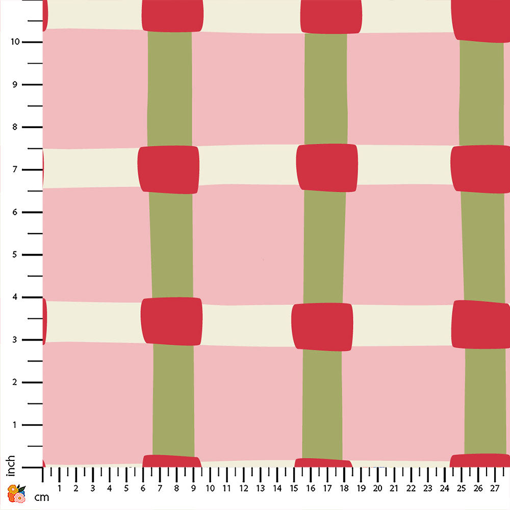 Open Weave Rosy Touch
