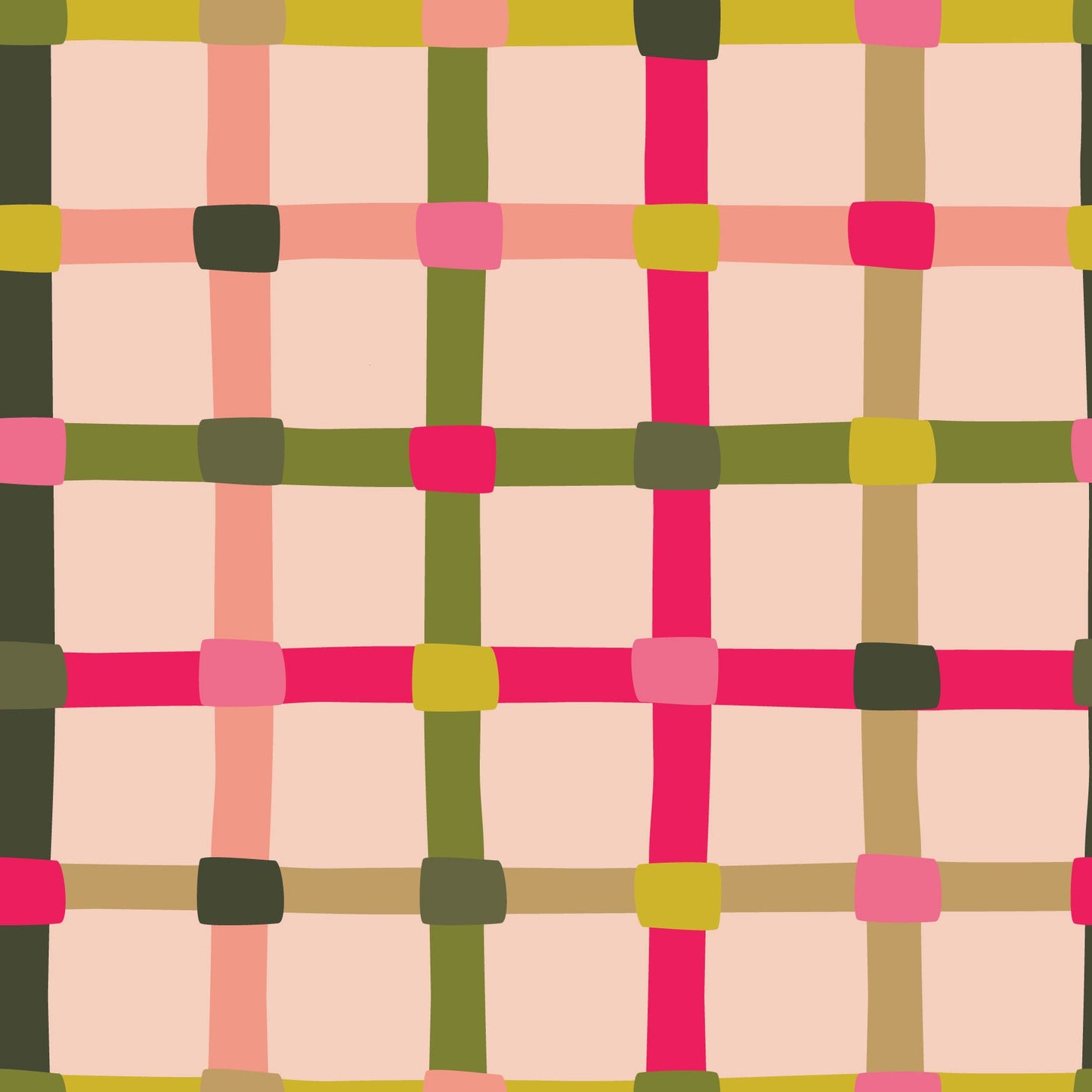 Open Weave Whispering Peach