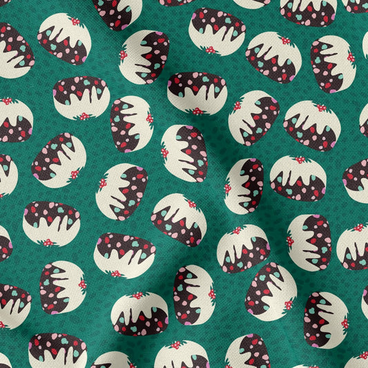 Polka Dot Pudding Cadmium Green