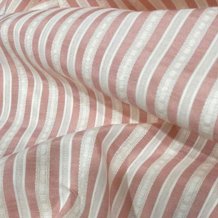 Rupert Lightweight Linen Stripe Rose