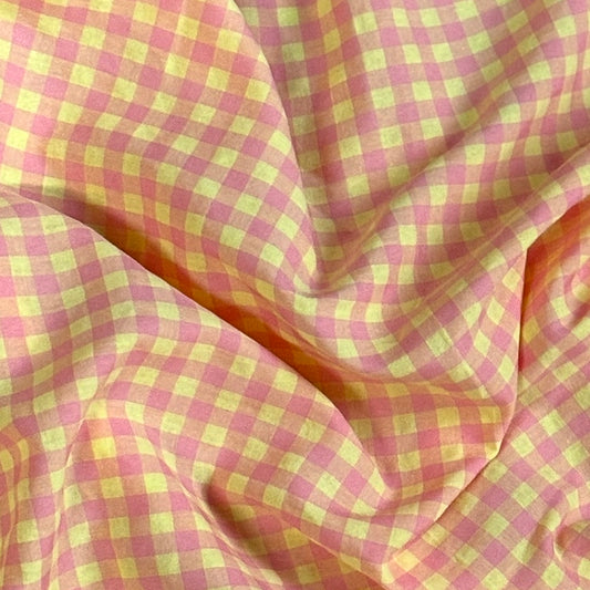 Seersucker Gingham Bellini 2 M Remnant