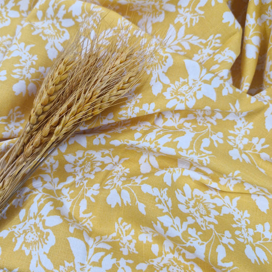 Tossed Lemon Lightweight Linen