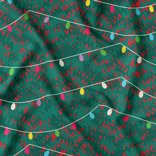 Tree Lights Poinsettia Multi