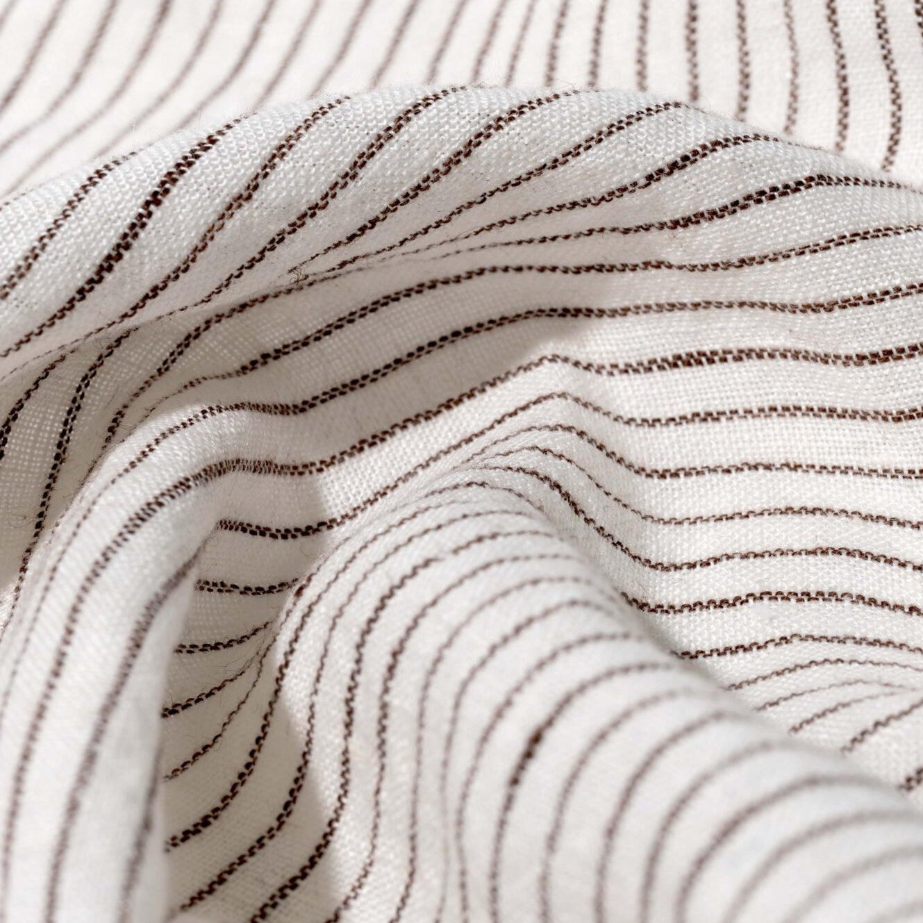 Washed Linen Stripe Natural