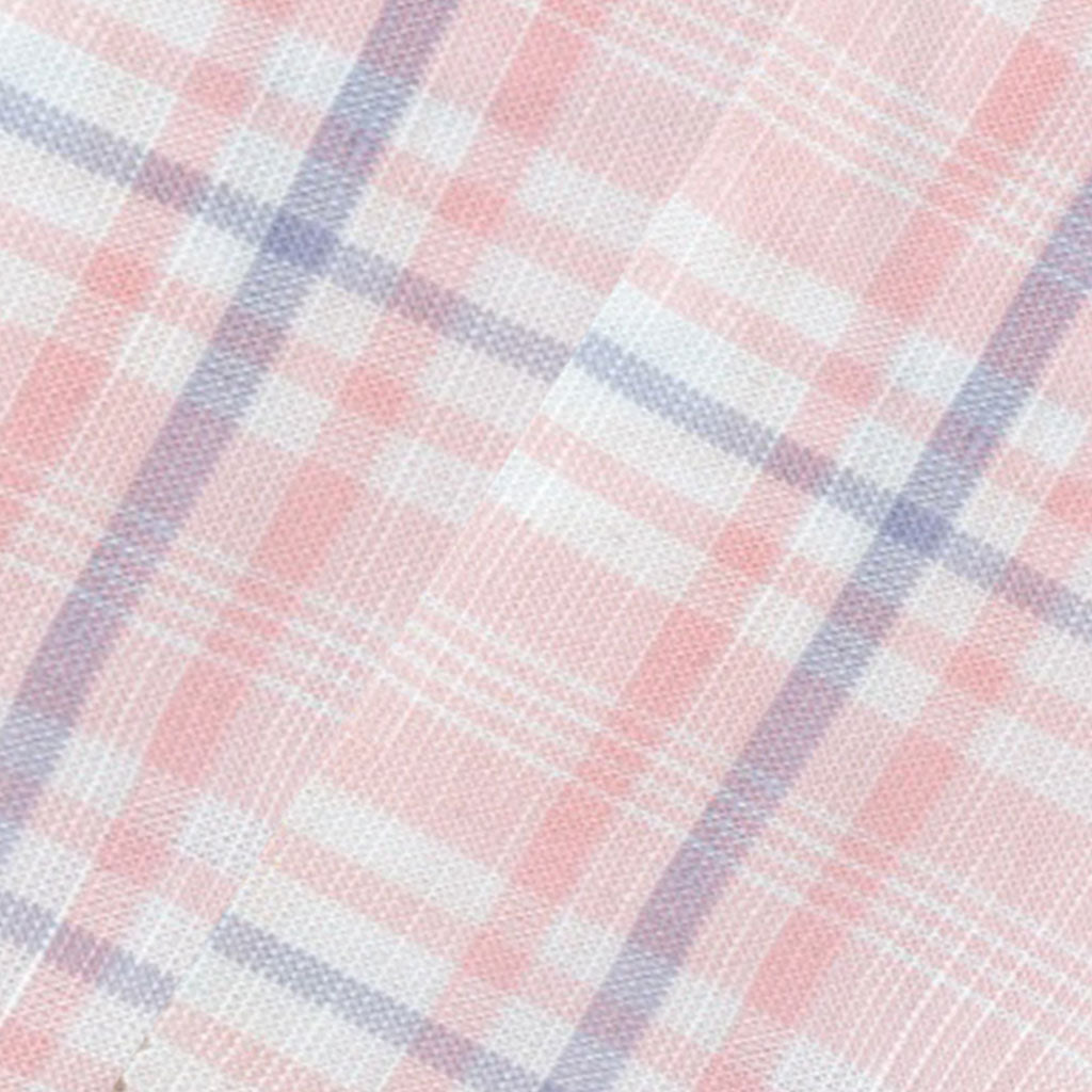 Linen & Tencel Colourful Check Berry