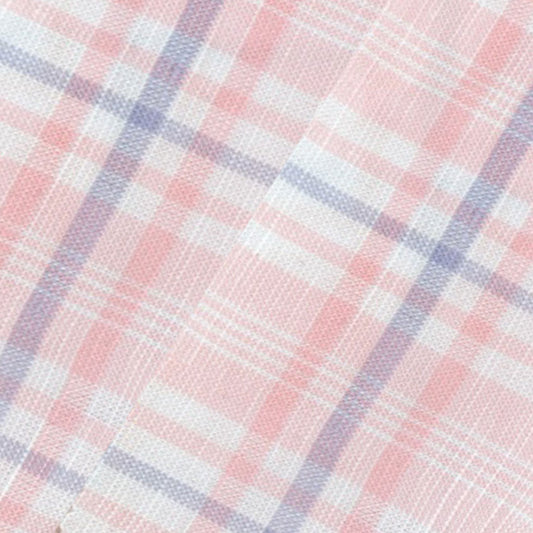 Linen & Tencel Colourful Check Berry